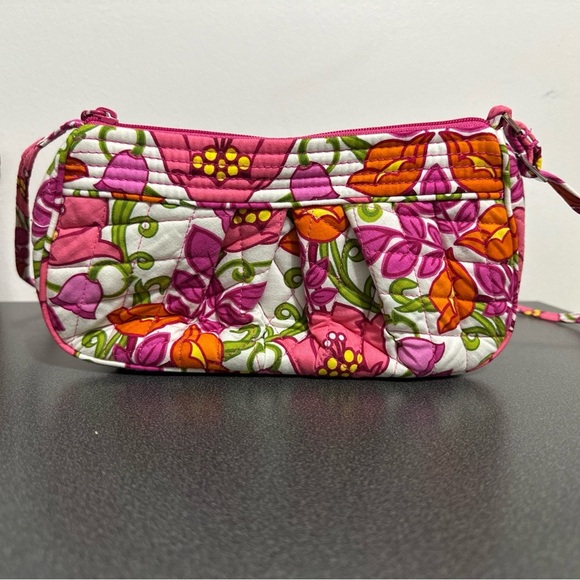Vera Bradley Multicolor Pink Floral Crossbody Purse - Picture 2 of 6